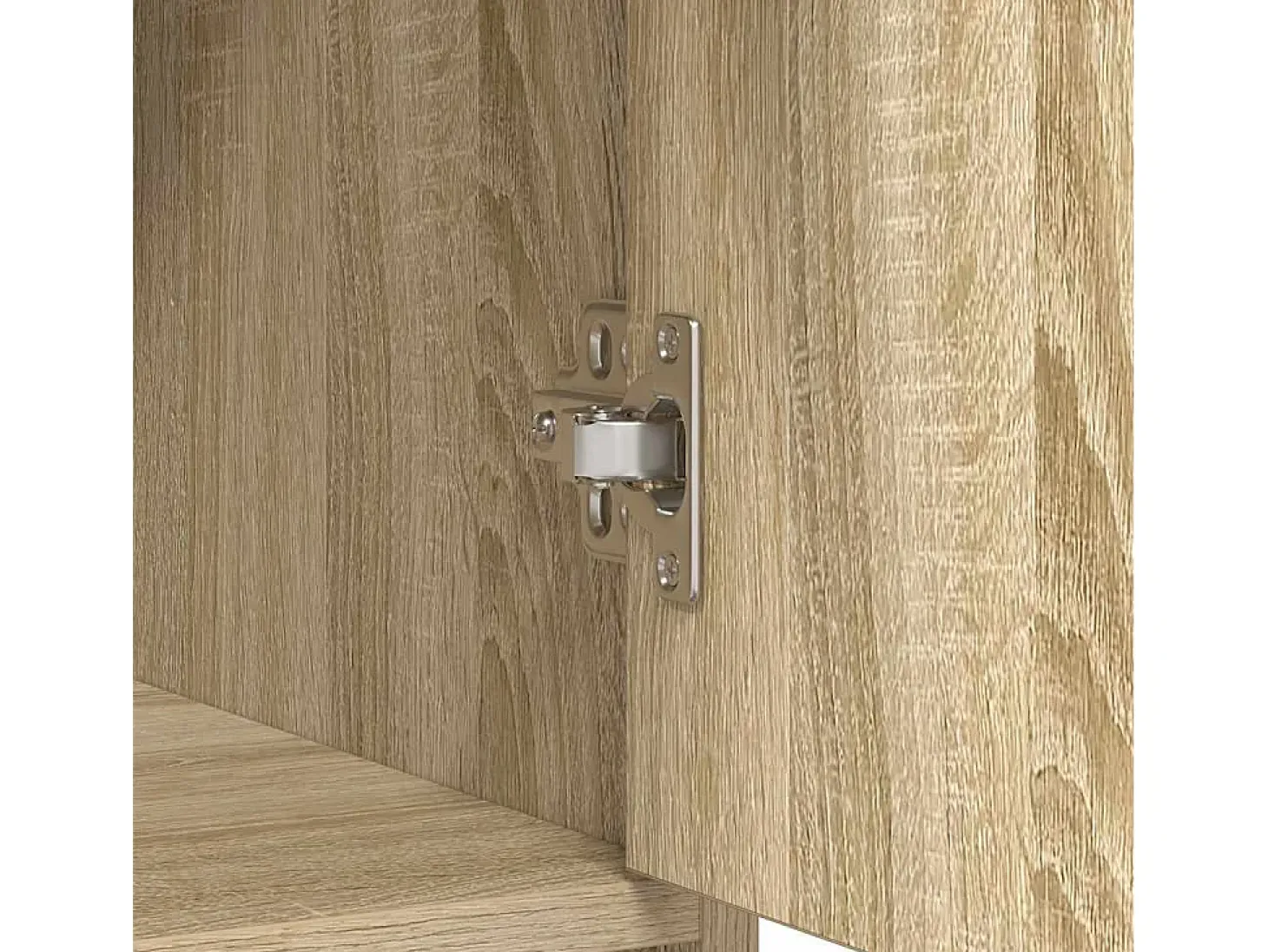 Aparador con cajones y puertas roble Sonoma 70,5x34x74,5 cm