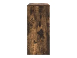 Aparador con cajones y puertas roble ahumado 70,5x34x74,5 cm