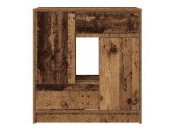 Aparador con cajones y puertas madera vieja 70,5x34x74,5 cm
