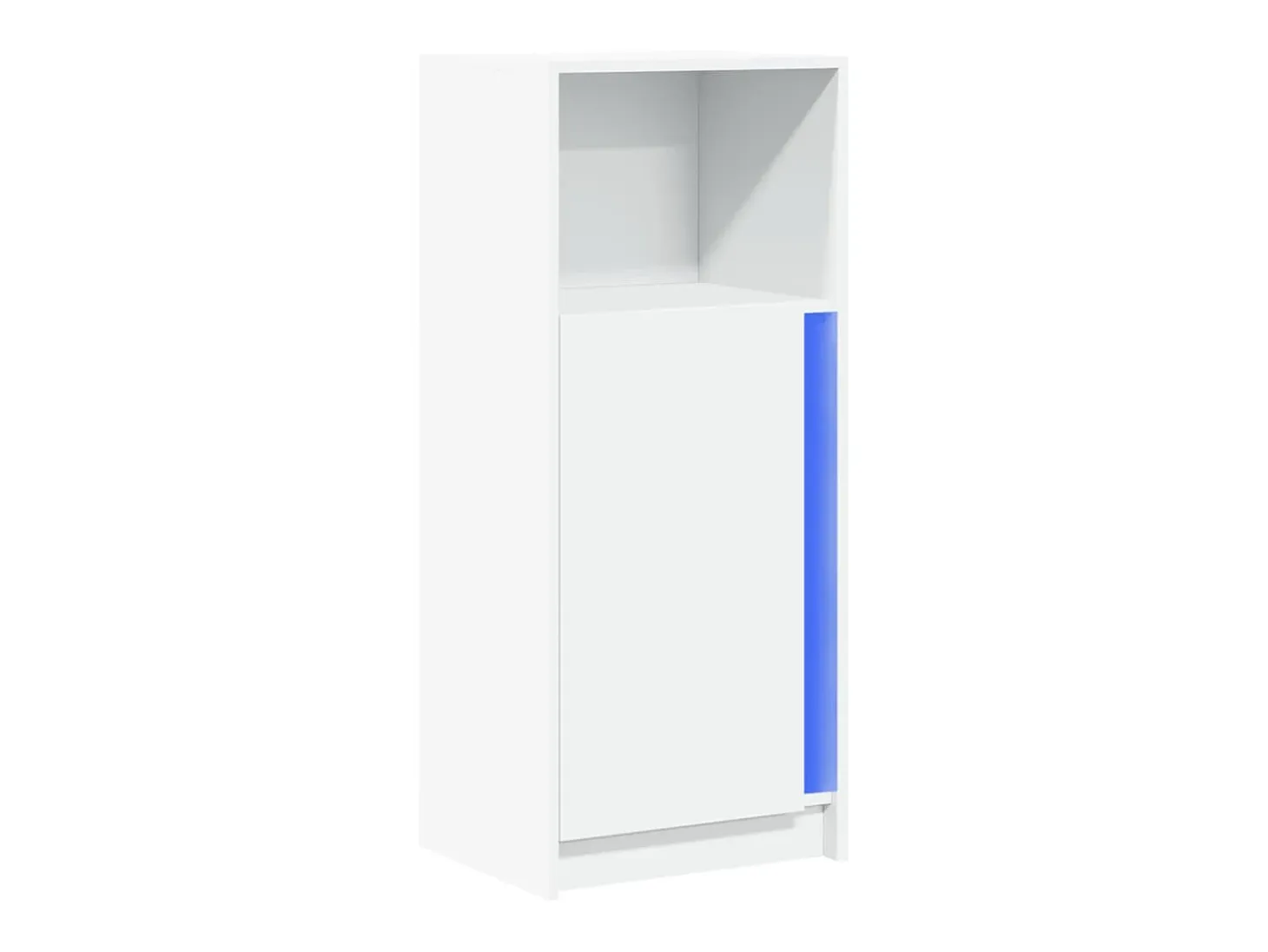 Aparador con LED blanco 42,5x34x100 cm madera de ingeniería