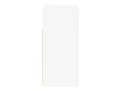 Aparador con luces LED blanco brillante 80x35x75 cm
