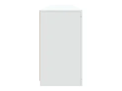 Aparador con luces LED blancas 181,5x37x67 cm