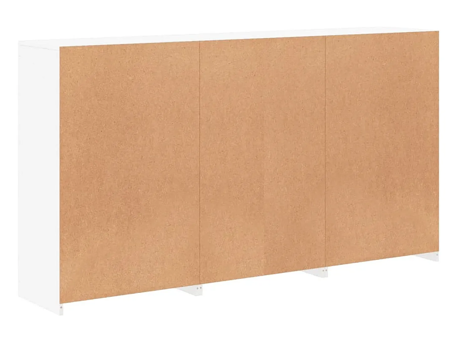 Aparador con luces LED blanco 181,5x37x100 cm