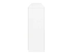 Aparador con luces LED blanco 202x37x100 cm