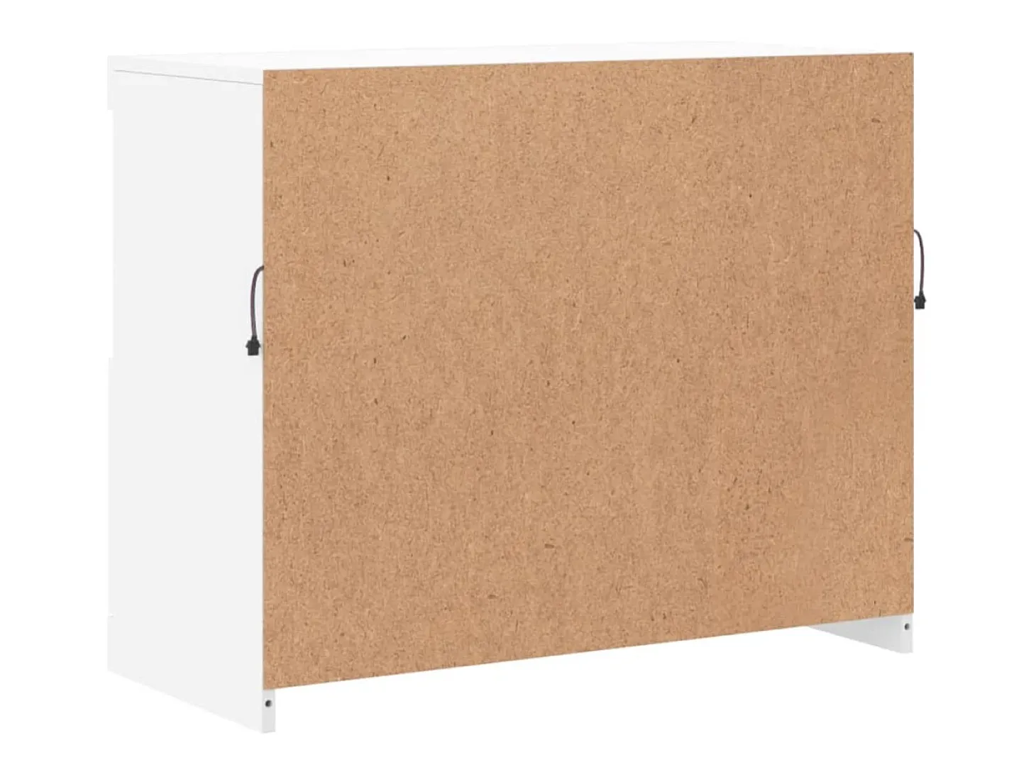 Aparador con luces LED blancas 81x37x67 cm