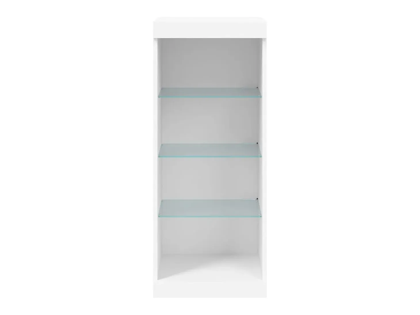 Aparador con luces LED blancas 41x37x100 cm