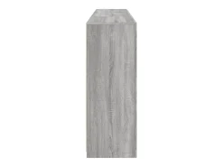 Aparador con luces LED gris Sonoma 181,5x37x100 cm