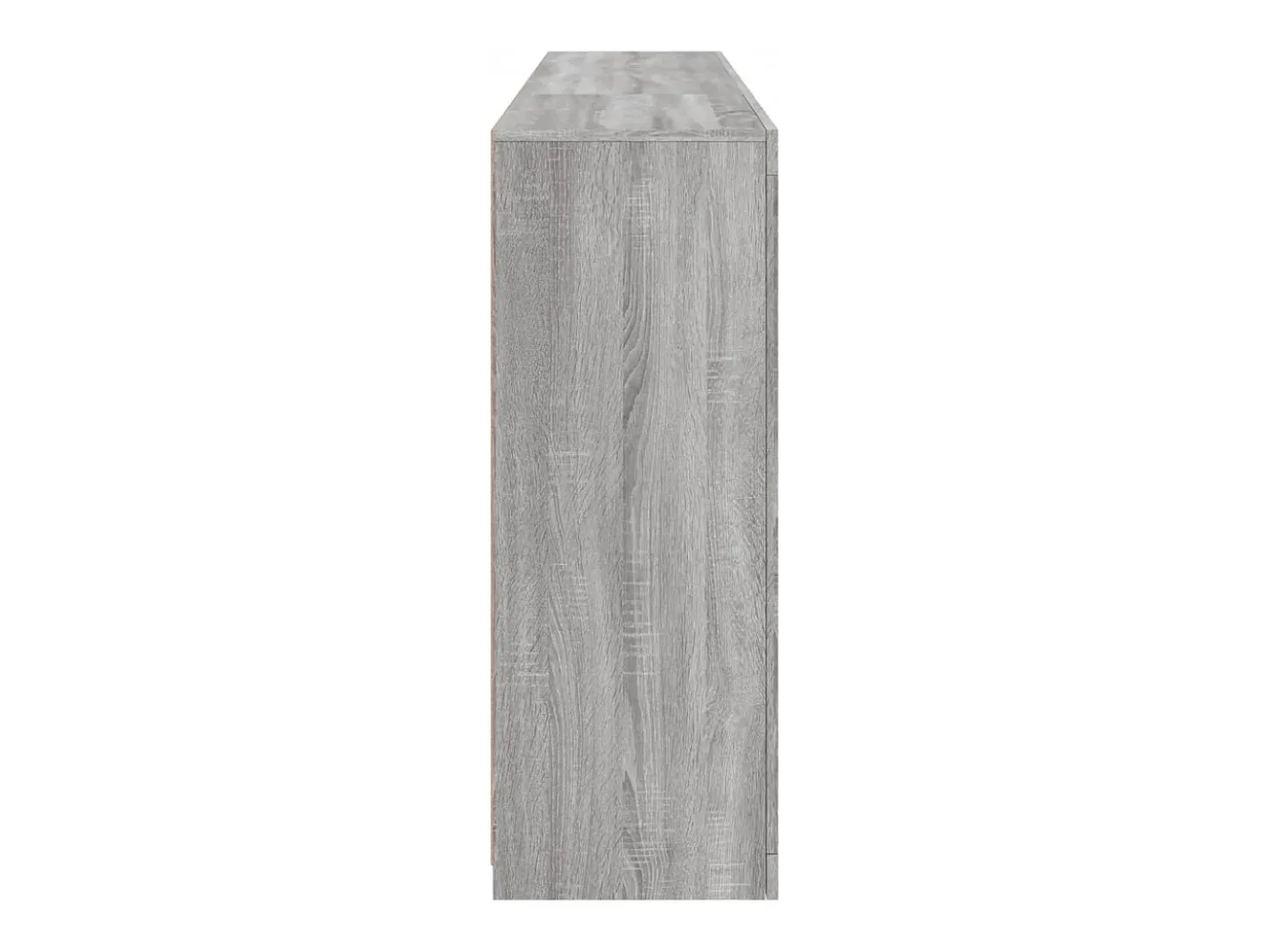 Aparador con luces LED gris Sonoma 181,5x37x100 cm