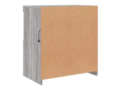 Aparador con luces LED gris Sonoma 60x37x67 cm