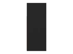 Aparador con luces LED negro 115,5x30x75 cm