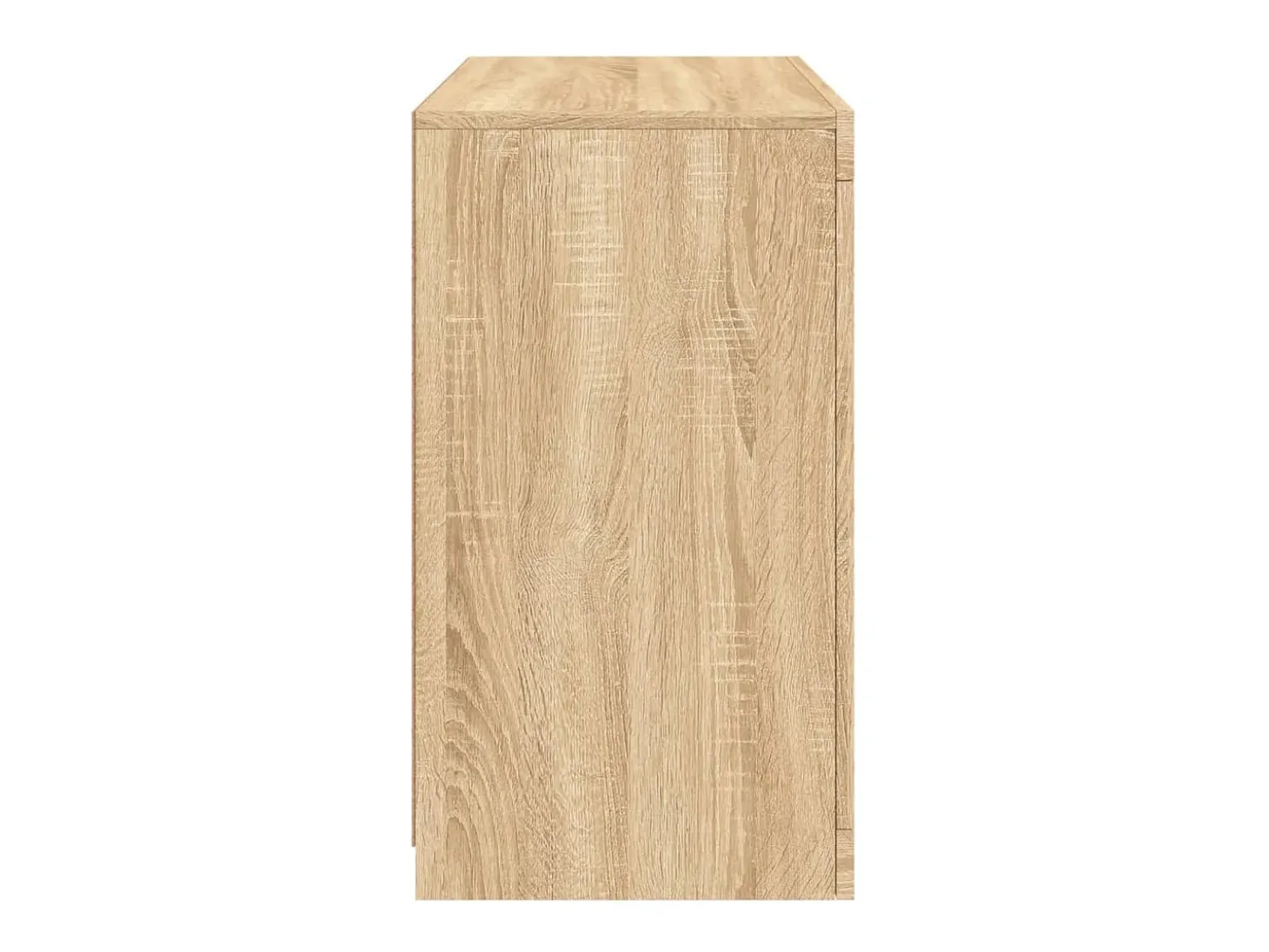 Aparador con luces LED roble Sonoma 60,5x37x67 cm