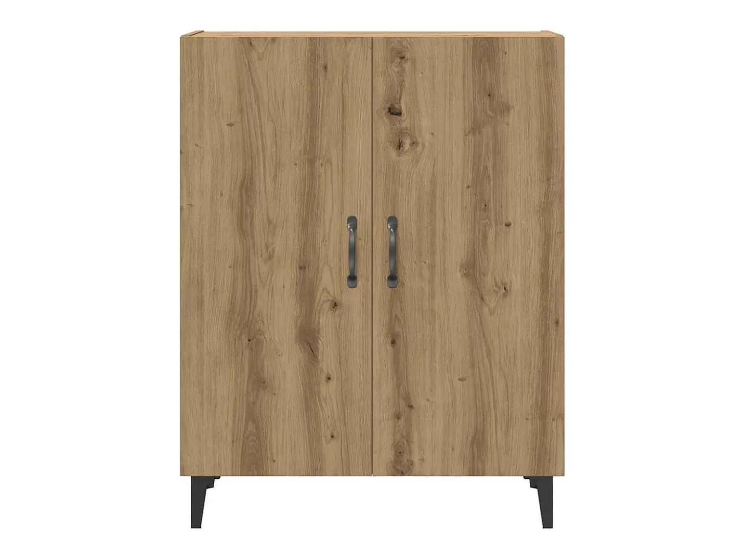 Aparador con mueble de pared, roble artesanal, madera de ingeniería.