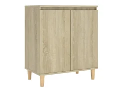 Aparador con patas madera contrachapada roble Sonoma 60x35x70cm