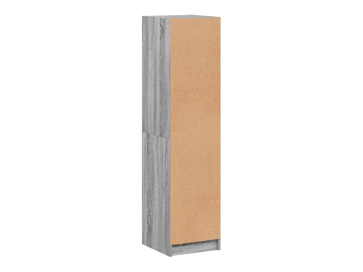 Aparador con puertas de cristal Sonoma Grey 35x37x142 cm