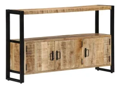 Aparador consola mueble auxiliar de almacenaje 120 cm madera maciza de mango 4402226