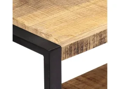 Aparador consola mueble auxiliar de almacenaje 120 cm madera maciza de mango 4402226