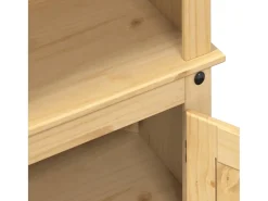 Aparador Corona madera maciza de pino 74x38x170 cm