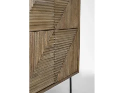 Aparador Dary 4 puertas madera maciza de mango natural 92 cm