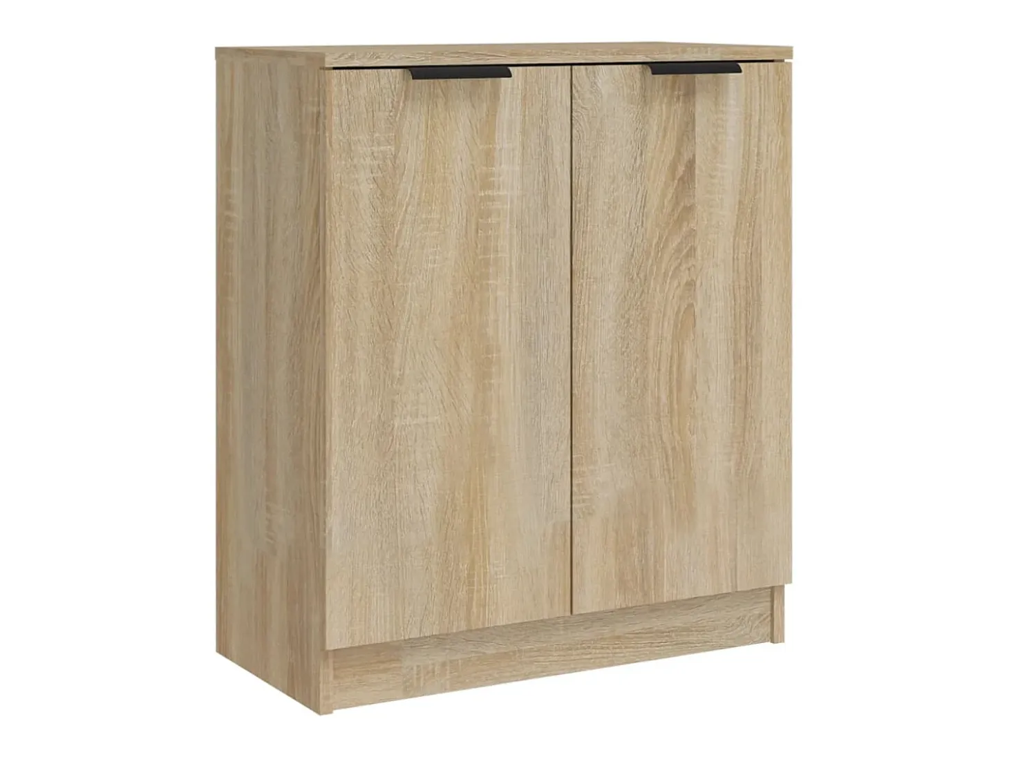 Aparador de 3 piezas madera contrachapada color roble Sonoma