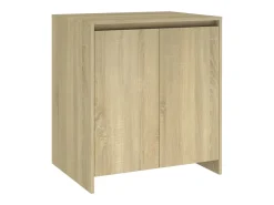 Aparador de 3 piezas madera manufacturada color roble Sonoma