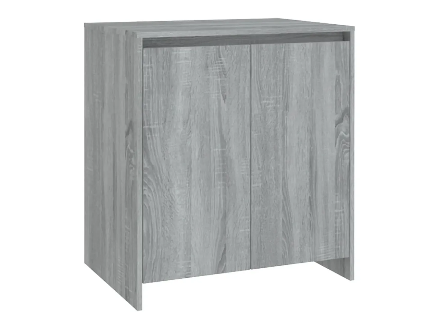 Aparador de 3 piezas madera manufacturada gris Sonoma