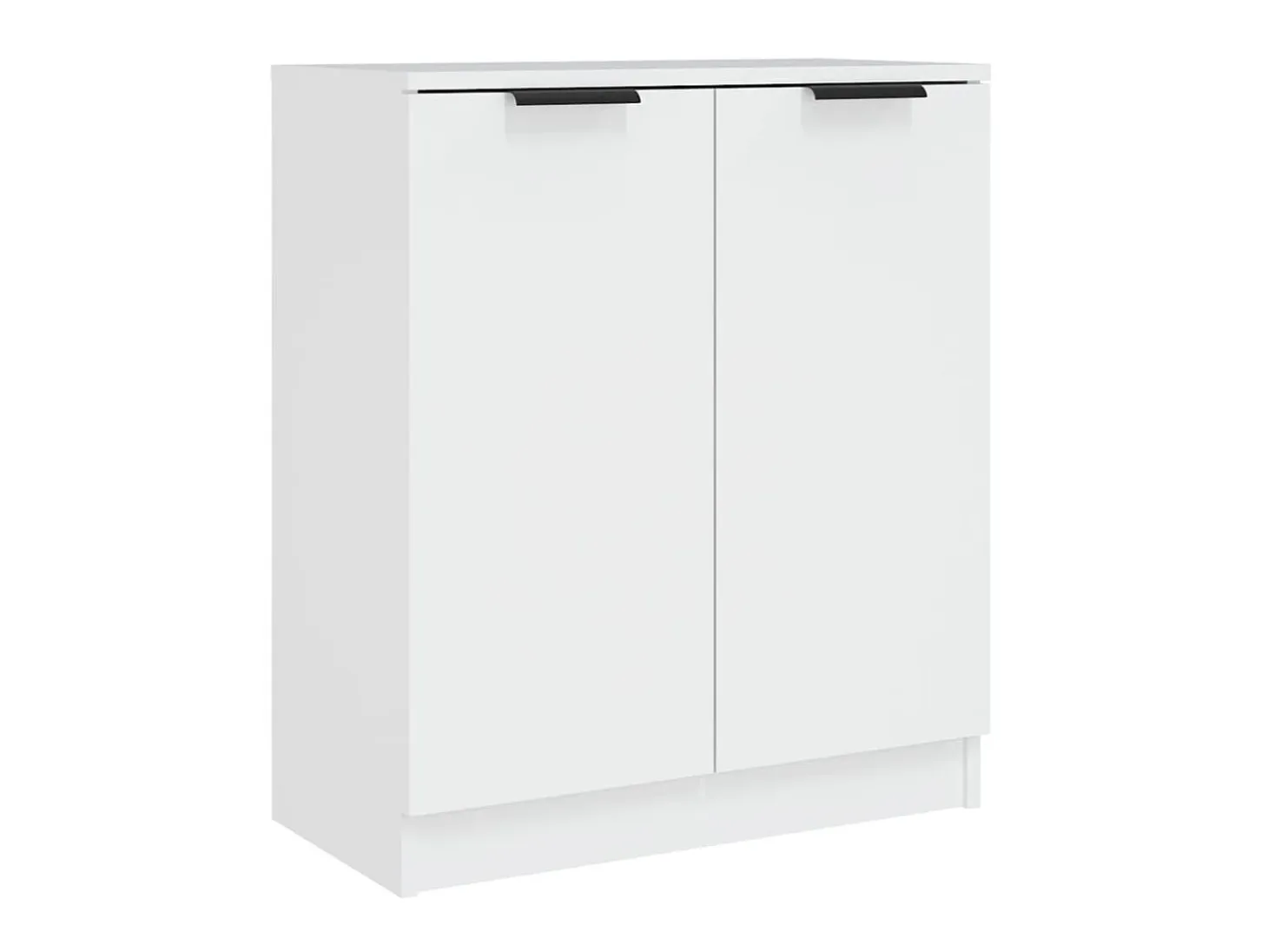 Aparador de 3 piezas madera contrachapada blanco ES99382