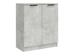 Aparador de 3 piezas madera contrachapada gris hormigón ES99210