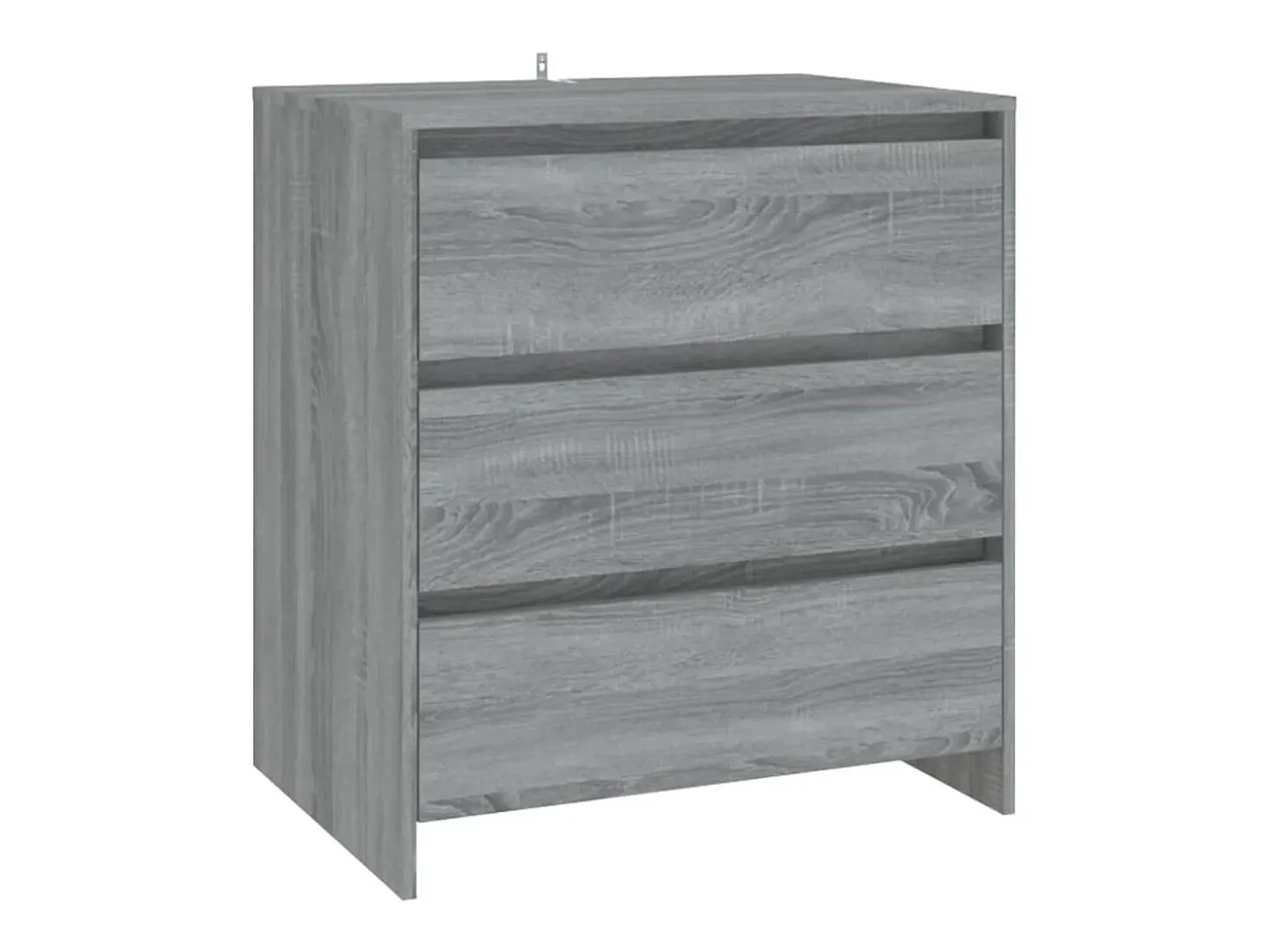 Aparador de 2 piezas madera manufacturada gris Sonoma