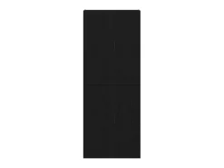 Aparador de 2 piezas Roble Negro 69,5x34x180 cm fabricado en madera de ingeniería