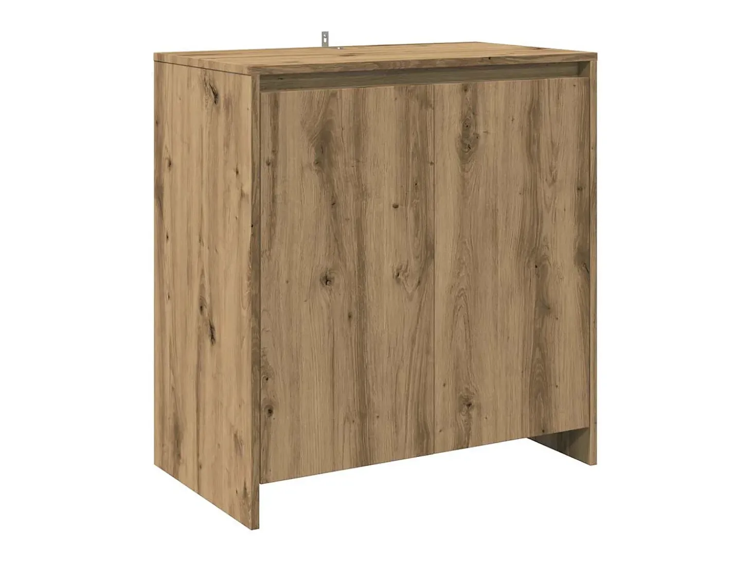 Aparador de 2 piezas, roble hecho a mano, madera de ingeniería