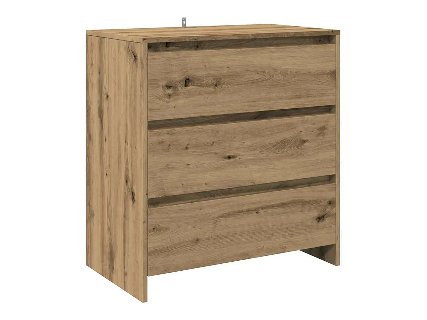 Aparador de 2 piezas, roble hecho a mano, madera de ingeniería