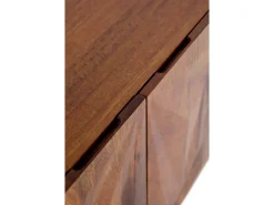 Aparador de 4 puertas en madera maciza de mango