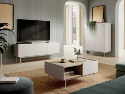 Aparador de 2 puertas en madera laminada 97x122 cm