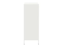 Aparador de acero blanco 39x35x103,5 cm