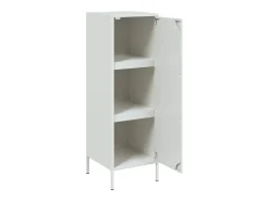 Aparador de acero blanco 36x39x113 cm