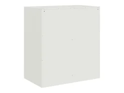Aparador de acero blanco 67x39x73 cm