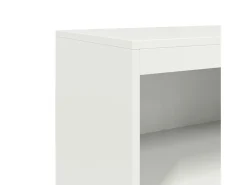Aparador de acero blanco 68,5x38,5x123,5 cm