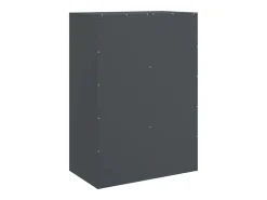 Aparador de acero gris antracita 67x39x95 cm