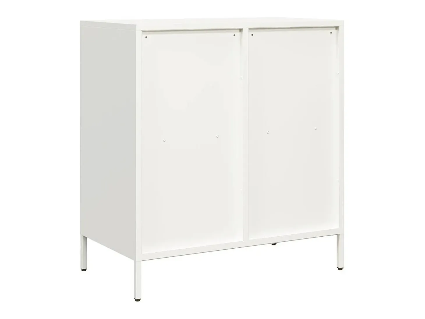Aparador de acero laminado en frío blanco 68x39x73,5 cm