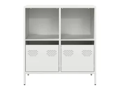 Aparador de acero laminado en frío blanco 68x39x73,5 cm