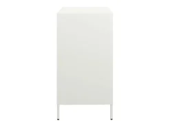 Aparador de acero laminado en frío blanco 68x39x73,5 cm