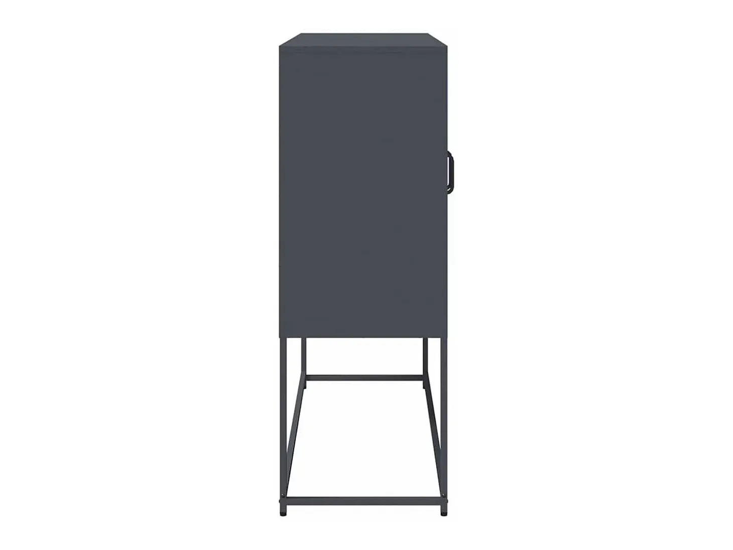 Aparador de acero laminado en frío antracita 100,5x39x107 cm