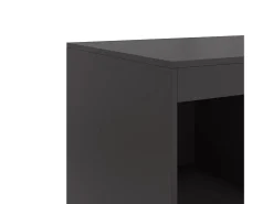 Aparador de acero negro 67x39x95 cm