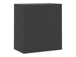 Aparador de acero negro 67x39x73 cm