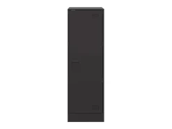 Aparador de acero negro 34,5x39x107 cm