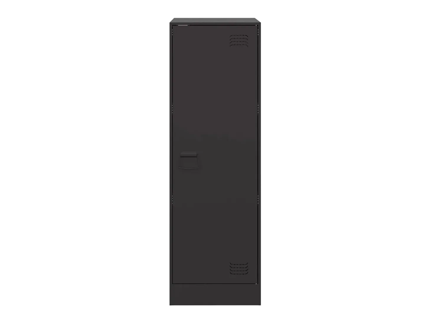 Aparador de acero negro 34,5x39x107 cm