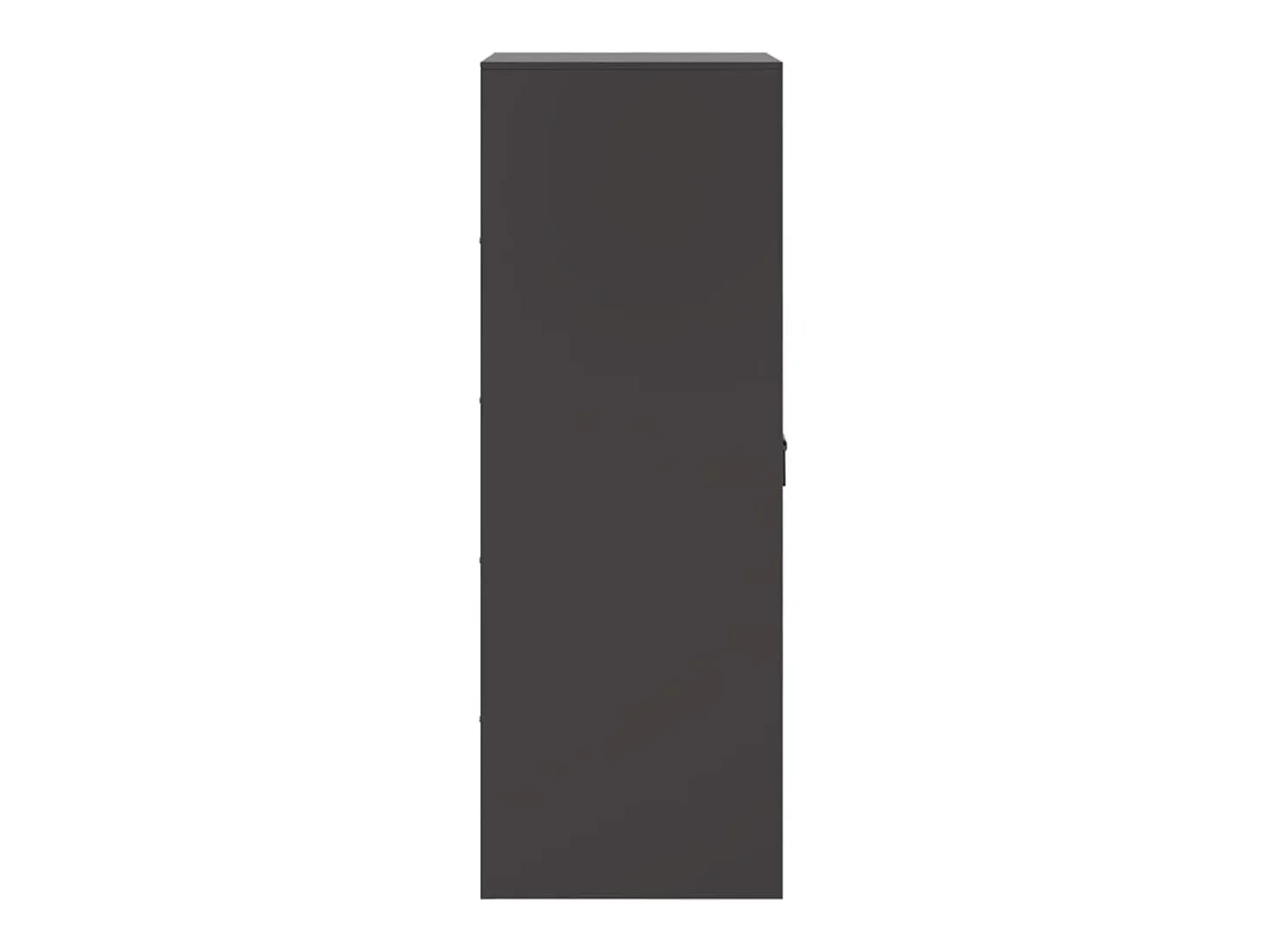Aparador de acero negro 34,5x39x107 cm