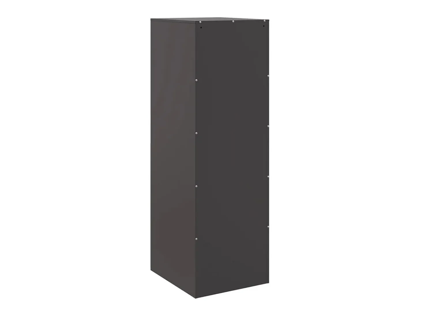 Aparador de acero negro 34,5x39x107 cm
