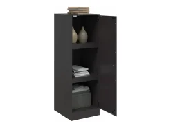 Aparador de acero negro 34,5x39x107 cm ES134903