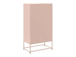 Aparador de acero rosa 68,5x38,5x123,5 cm